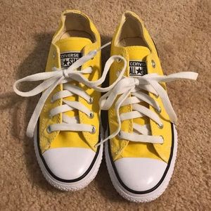 SALE Yellow Converse
